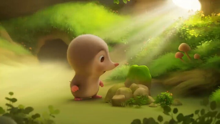 Cute piko playing with froggy