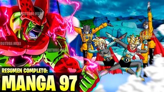 Dragon Ball Super Manga 97 RESUMEN COMPLETO | Saiyamans y Gammas vs Cell Max