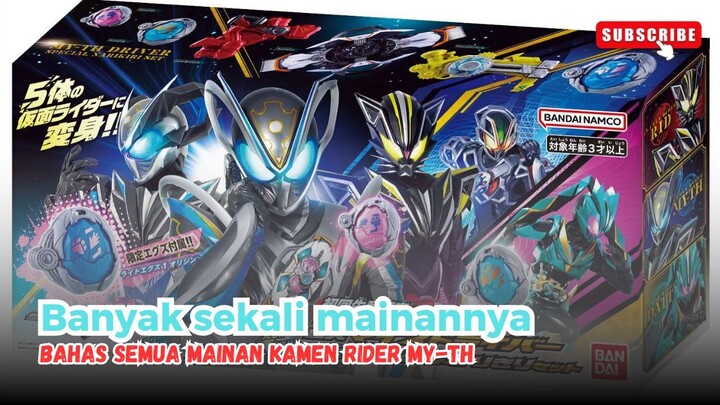 Semua katalog mainan Kamen Rider My-th dari bulan Agustus & September 2026