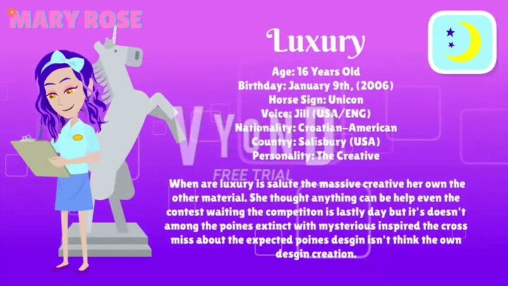 Camp Ponytales Characters Information