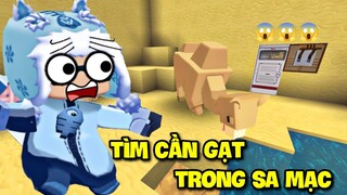 MEOWPEO THỬ THÁCH GIẢI MÃ TÌM CẦN GẠT TRONG SA MẠC SIÊU KHÓ TRONG MINI WORLD MINI GAME