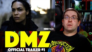 REACTION! DMZ Trailer #1 - Rosario Dawson DC Comics HBO Max Series 2022