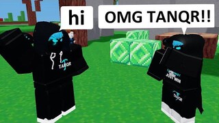 แกล้งเป็น TANQR ใน ROBLOX BEDWARS