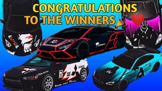 4,000 SUBSCRIBER RAFFLE GIVEAWAY WINNERS