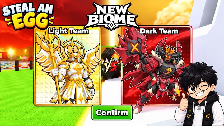 AKU IKUT ADMIN ABUSE NEW BIOME DI STEAL AN EGG! DAPAT LIMITED EGG!!
