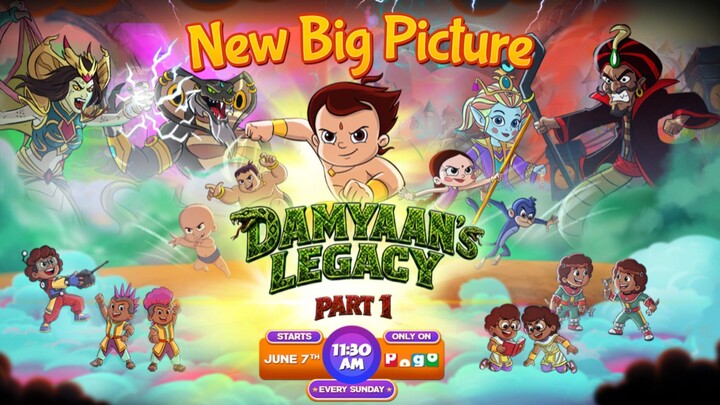 Chhota Bheem: Damyaan's Legacy part 1 Mini Series Multi Audio | Full Adventure Movie 🥶🔥