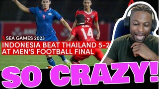 Indonesia 5 - 2 Thailand Highlights at SEA games 2023 REACTION