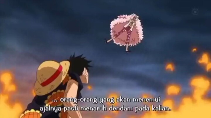 one piece Luffy vs zoro menang