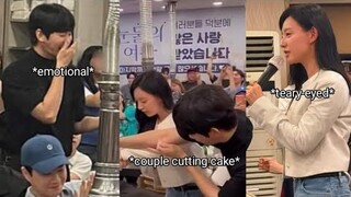 Footage *UNSEEN EMOTIONAL MOMENTS* Queen of Tears Lead Jiwon and Soohyun during wrap up party