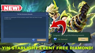 YIN STARLIGHT EVENT FREE DIAMONDS MLBB