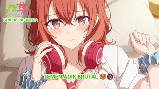 [FANDUB INDONESIA] Brutalin Temen Adik Sendiri Ah Ah Anime No Sensor 18+ 🥵🔞- Tomodachi no Imouto