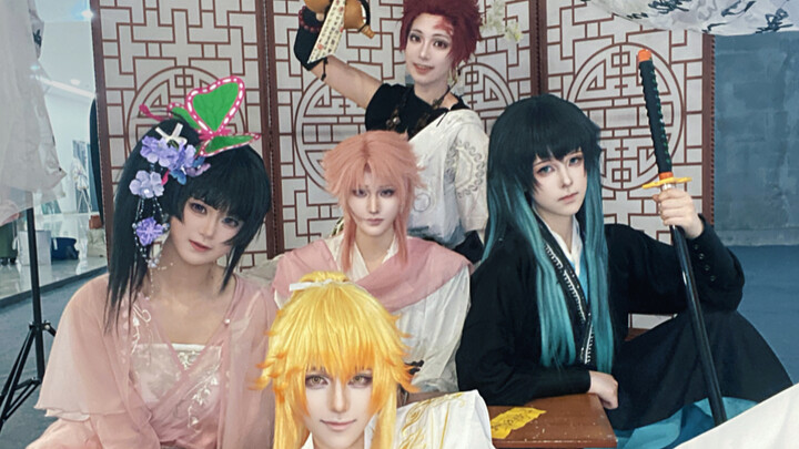 [Kimetsu Ancient Style Group Dance] Celebrating Wrap with O: When Ancient-Style Young Men Rule the M