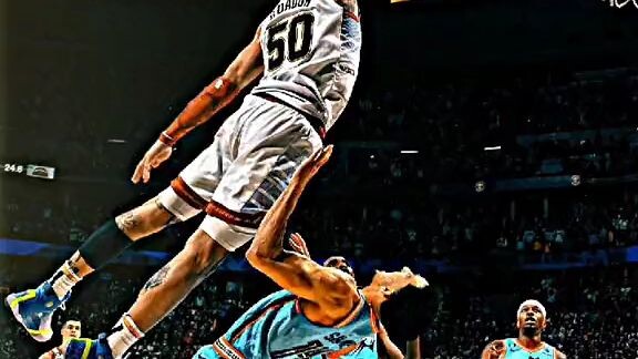 Aaron Gordon insane posterdunk on Landry Shamet