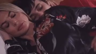 Baby sleep with mom