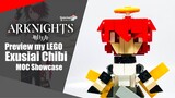 Preview my LEGO Exusiai Chibi from Arknights | Somchai Ud