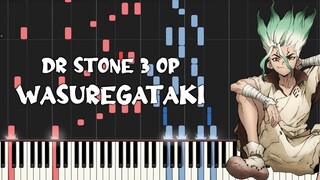 Dr. Stone: New World (Season 3) Op - Wasuregataki [ワスレガタキ] (Piano Tutorial & Sheet Music)