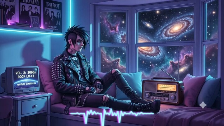 Calm the Noise Vol. 2 🌌 2000s Emo Rock Lofi (1-Hr Focus) 怀旧摇滚 BGM