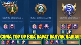 HANYA TOP UP DAPAT BANYAK HADIAH! BISA DI CLAIM BERKALI²! EVENT BERKAH RAMADHAN MOBILE LEGENDS
