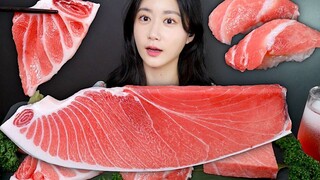 [ONHWA] Tuna sashimi, raw tuna eating show! 🐟❤️ High quality tuna