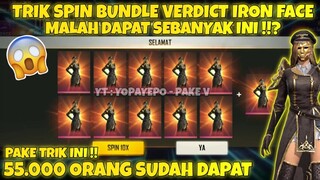 TRIK SPIN BUNDLE VERDICT IRONFACE | DIAMOND ROYALE TERBARU - GARENA FREE FIRE