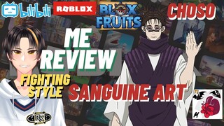 MeReview skill/jurus dari Fighting style Sanguine art milik Choso (BLOXFRUITS) #18