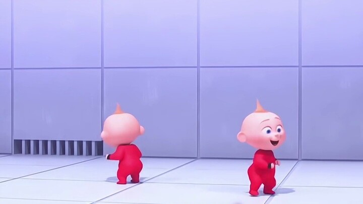 A superhero baby with multiple superpowers