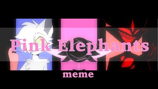 Pink elephant | meme | flash warning