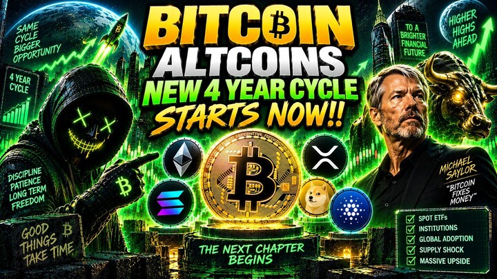 Bitcoin Bearmarket Over This Happens Only Every 4 YearsBitcoin Altcoins New Bullrun Cycle Starts Now