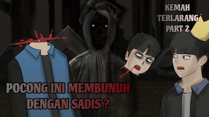 teror pocong sadis di hutan terlarang paling mengerikan - animasi horor paling seram