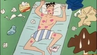 【Crayon Shin-chan】 Shin-chan is really good at cheating his father