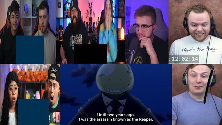 ASSASSINATION CLASSROOM EPISODE 2x15 REACTION MASHUP!!
