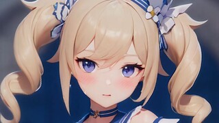 【Animasi AI】Barbara memiliki tubuh yang bagus❤️