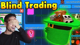 🙈Blind trading my Secret & Lucky Tophat pets in Roblox Bubble Gum Simulator