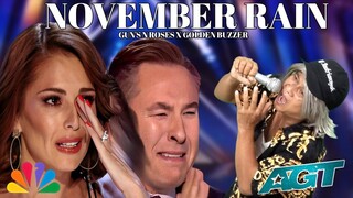 American 2024| The judges cried hearing the song November Rain from the amazing Filipino participant