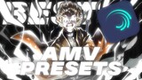 Best AMV preset alightmotion 2020