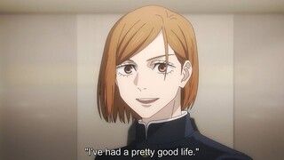 I've had a pretty good life | Nobara last words to Itadori | JUJUTSU KAISEN 2ND SEASON EPISODE 19