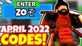 APRIL *2022* ALL NEW SECRET OP CODES In Roblox ZOぞ! (Roblox Zoぞ Codes)