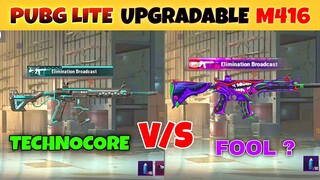 Pubg Lite New Upgradable M416 | M416 Fool Vs Technocore M416 | Pubg Lite New Update 0.24.0 Beta Me