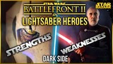 Lightsaber Hero Strengths And Weaknesses (Dark Side) | Star Wars Battlefront 2 Tips
