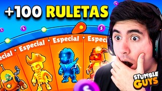 COMPRO +100 RULETAS *ESPECIALES* en STUMBLE GUYS Y CONSIGO SKINS EXCLUSIVAS!! - JorgeIsaac115