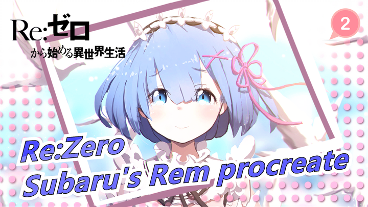 [Re:Zero / Procreate]Subaru's Rem(Oni Form)_2