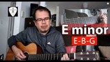 Em Chord Guitar Lesson - Variations on Fret Board