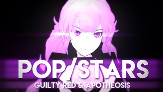 RWBY AMV - POP/STARS (w/ Guilty Red)(Epileptic warning !)