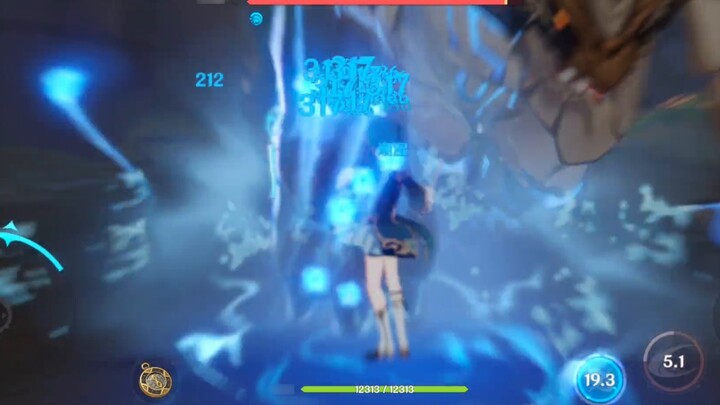 Xingqiu in slow motion turned out to blink when Xingqiu e! so cute