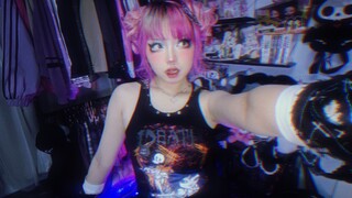 Alternative-style hot girl | Subculture fashion | Makeup + dress-up mini-game