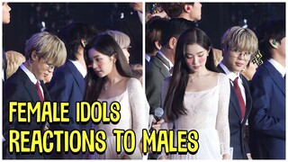 Female Idols Reactions To Males