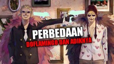 perbedaan Doflamingo dan adiknya