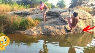 TRY TO NOT LAUGH CHALLENGE ต้องดูวิดีโอตลกใหม่ 2020_by fun sins।village boy comedy video।ep35