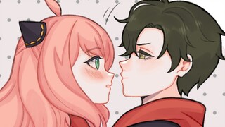 Anya Tries to Kiss Damian | Spy x Family Comic Dubs