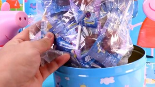 Mesin Permen Twist Peppa Pig Permen Kamera Mainan dan Permen Kotak Timah Besar